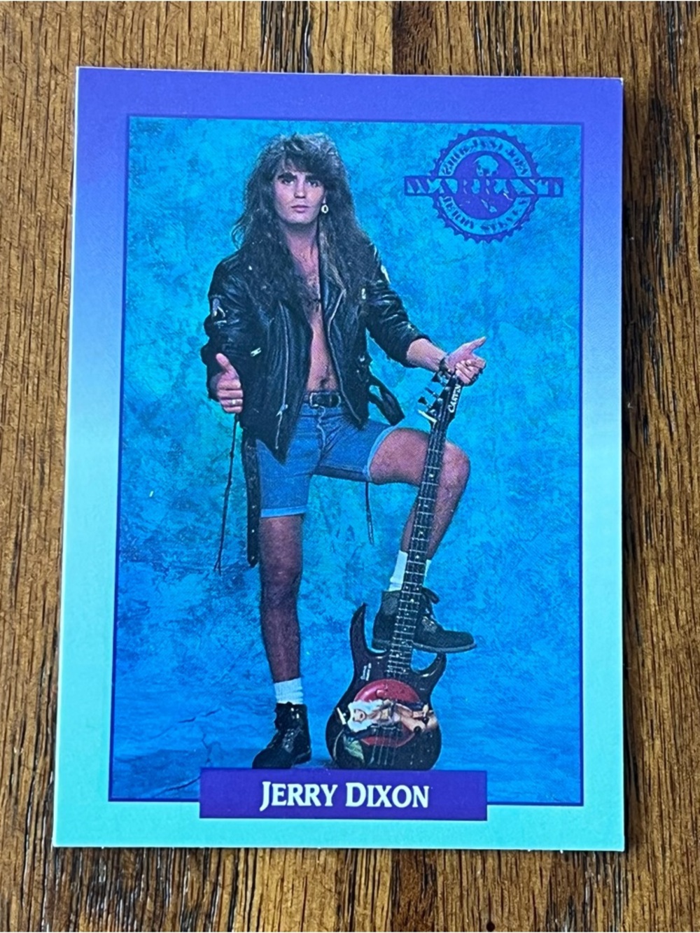 Brockum RockCards Jerry Dixon Trading Card 169 Warrant 1991